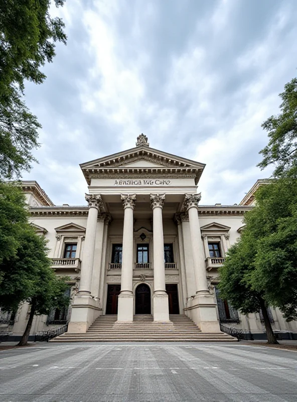 Exterior of the Supreme Court in Madrid