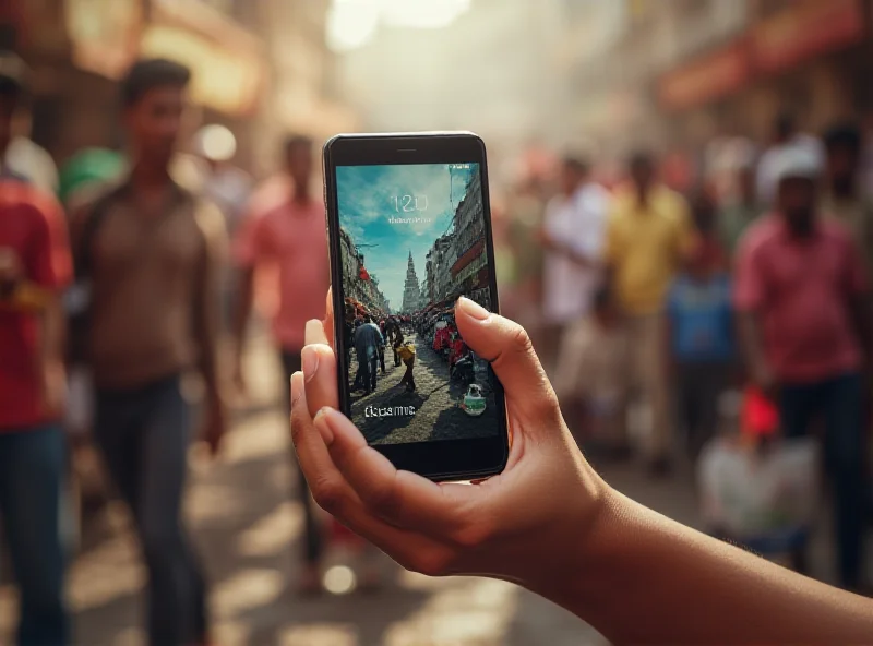 Close up of a person holding one of the new Acerone Liquid smartphones in India