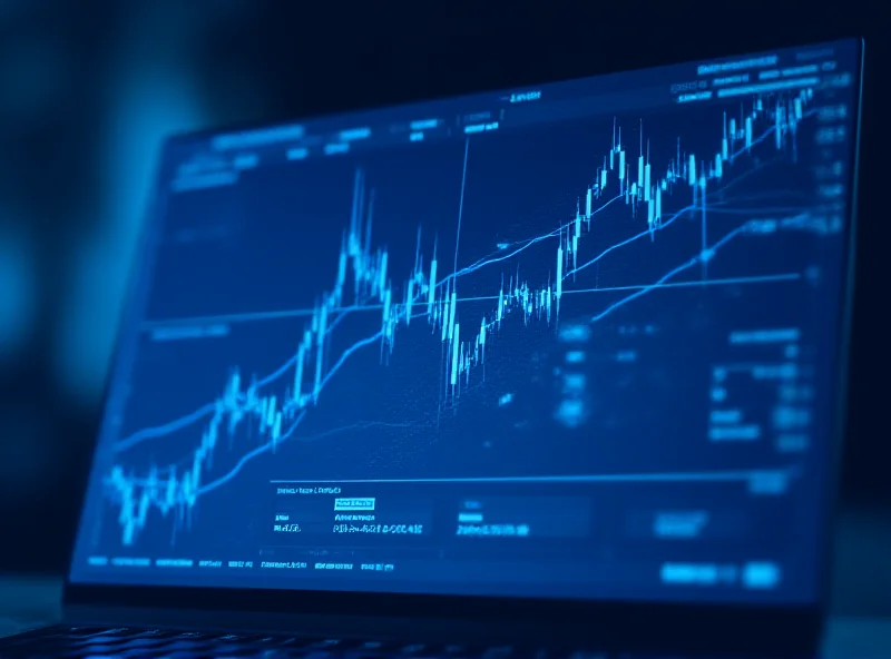 AI trading platform interface showing real-time data and charts.