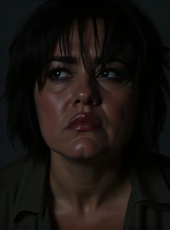 Aimee Lou Wood in character, expressing intense emotion