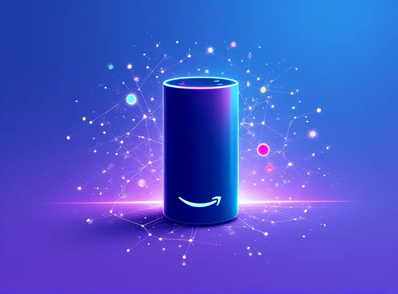 Illustration of Amazon's Alexa+ AI assistant