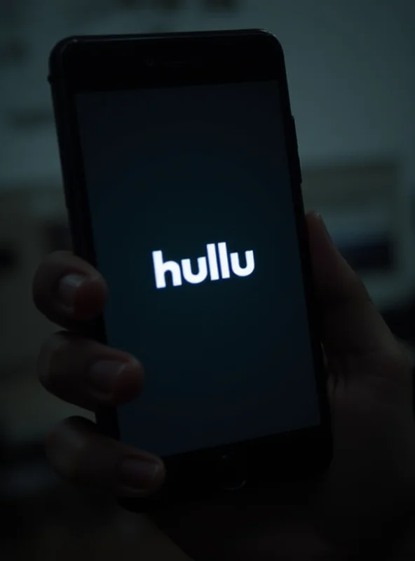 Hulu logo on a screen