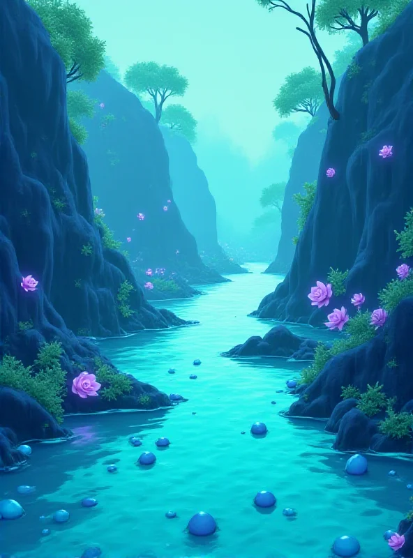 Still from the animated film 'Flow', showcasing its unique visual style