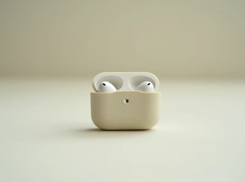 ColorWare Retro AirPods in cream matte color