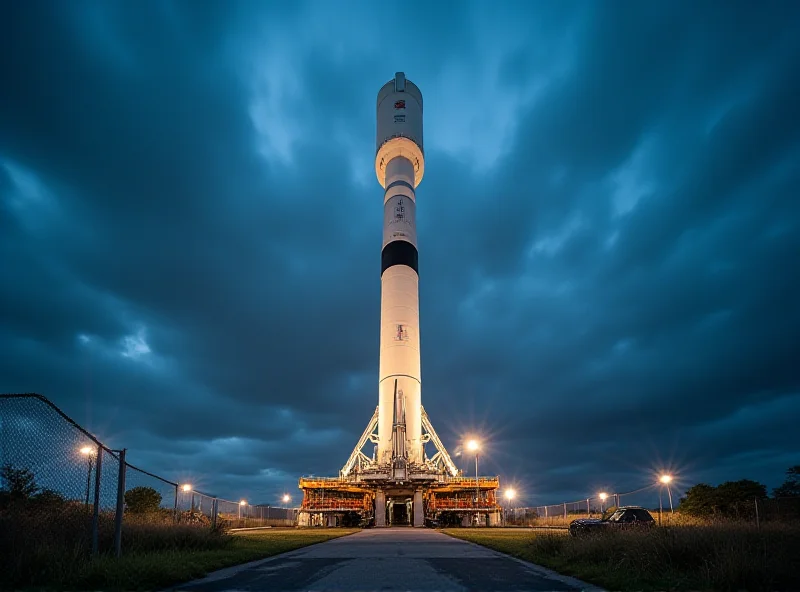 Ariane 6 rocket on launchpad