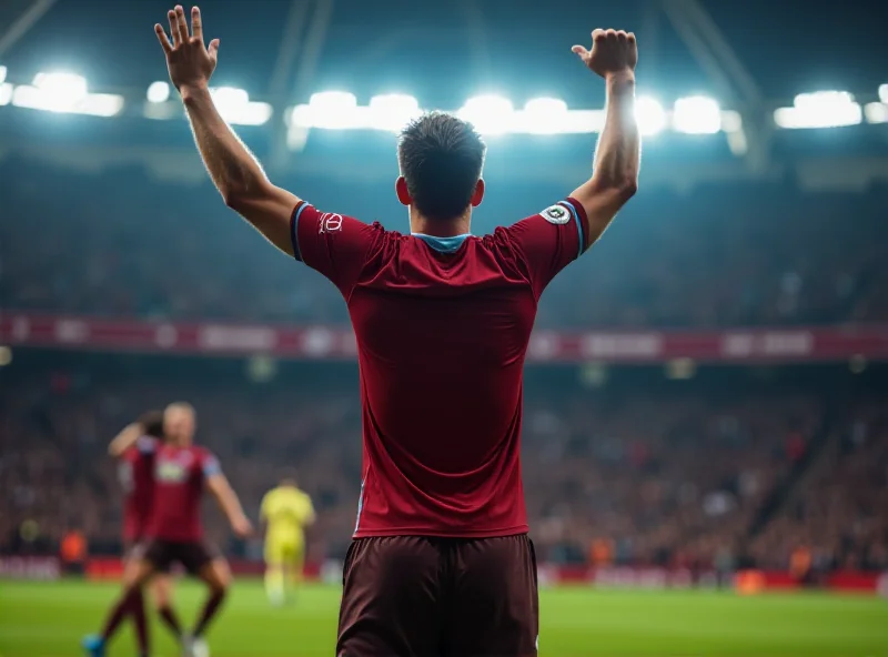 Marco Asensio in Aston Villa kit celebrating a goal.