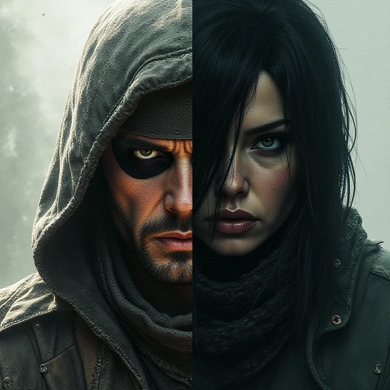 A split image comparing the cover art for Assassin's Creed Shadows with the cover art for Beyond Good & Evil, symbolizing Ubisoft's history of game leaks.