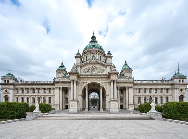 Image of the Austrian Parliament building in Vienna, Austria.