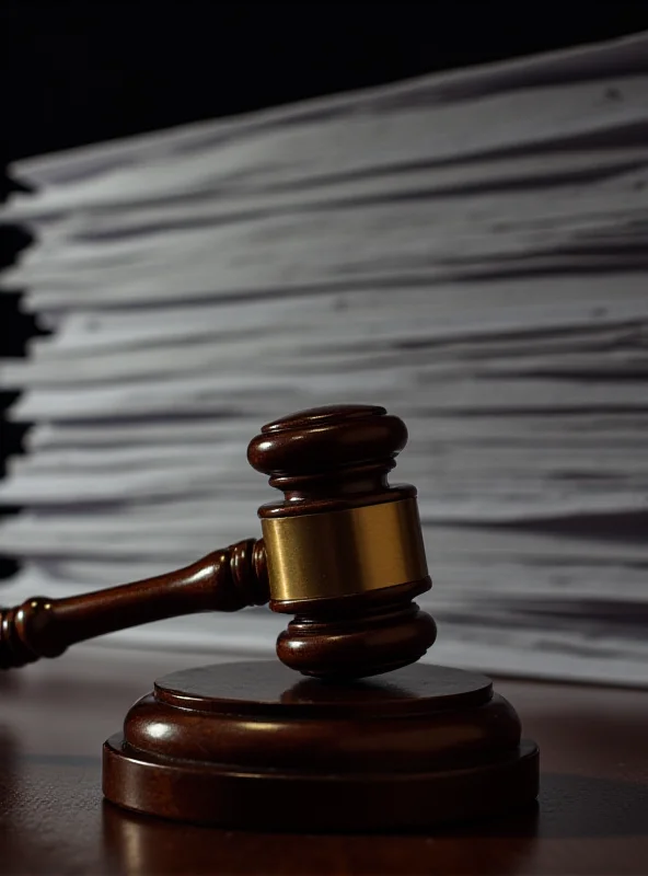 Image depicting a gavel hitting a sound block in front of a stack of legal documents, symbolizing legislative action.