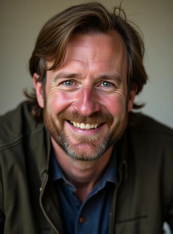 Kevin Kennedy, smiling and looking directly at the viewer, wearing a casual jacket. He has a warm and friendly expression.