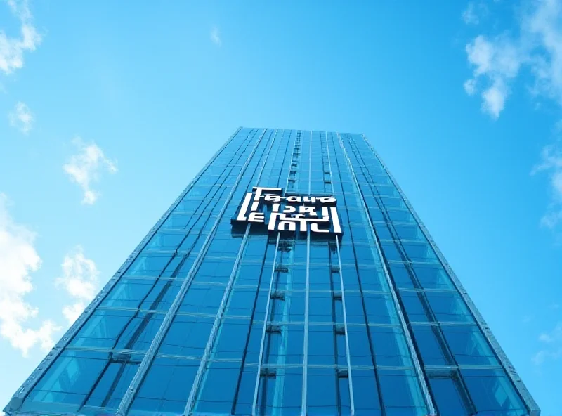 Office building with Bell Media logo on a sunny day