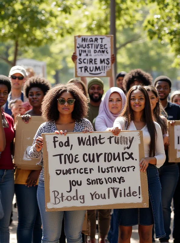 A group of diverse people standing together in solidarity against abuse.