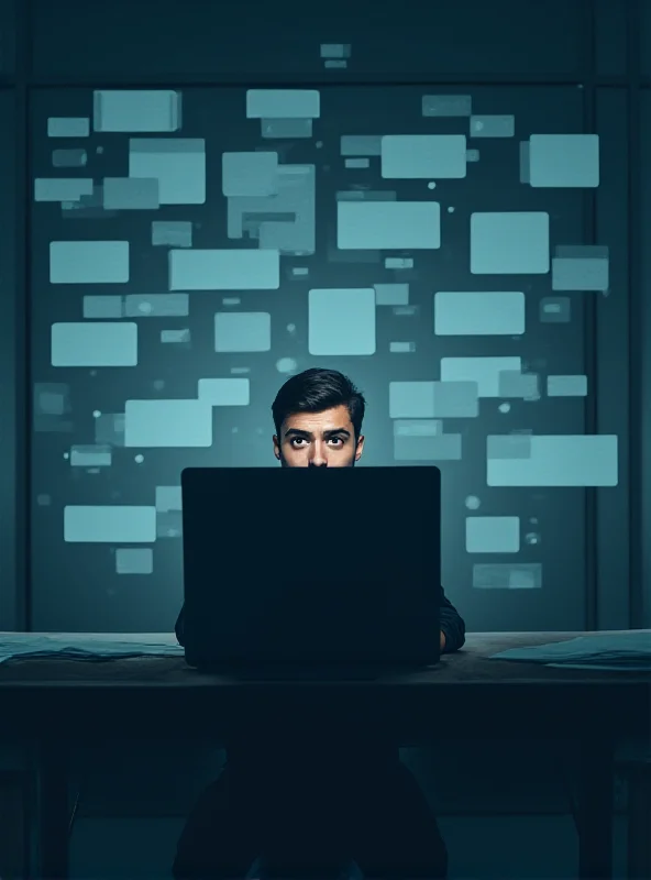 A person looking at a computer screen with a puzzled expression, surrounded by comment bubbles.