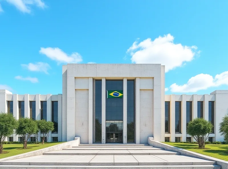 The Supreme Federal Court (STF) building in Brasilia.