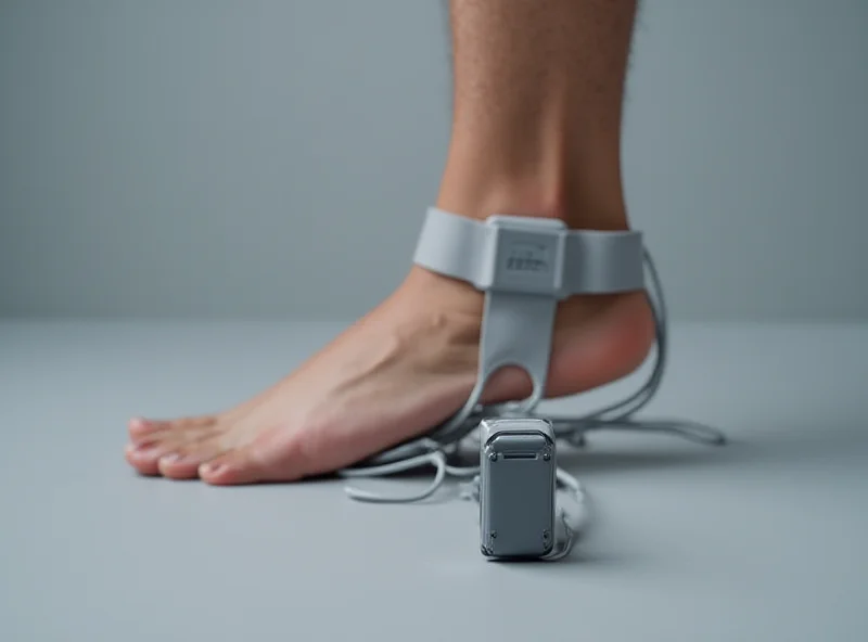 Ankle monitor device.