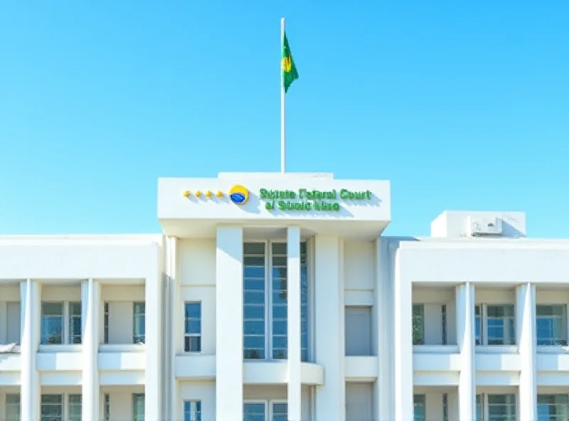 The Supreme Federal Court building in Brasilia