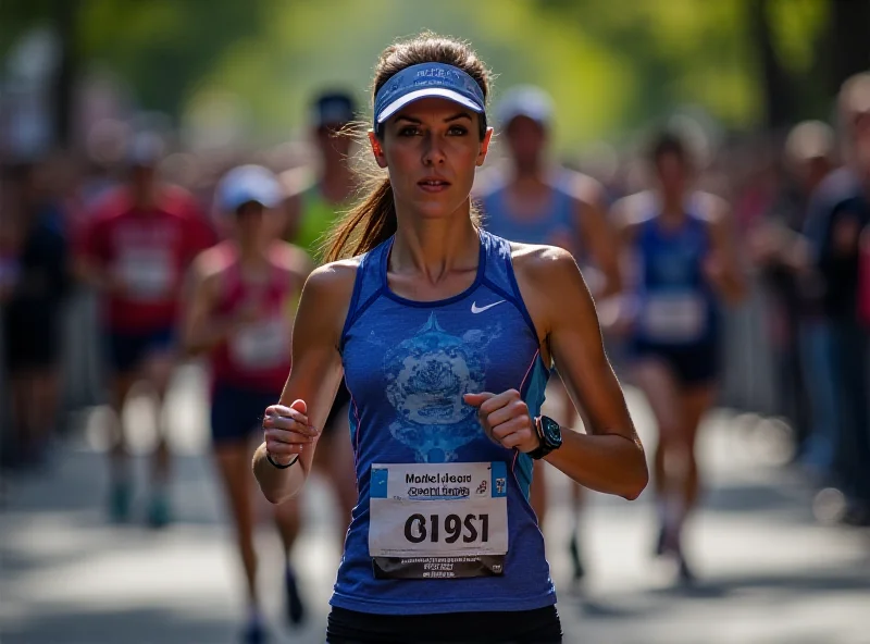 Grasi Kane running in a marathon