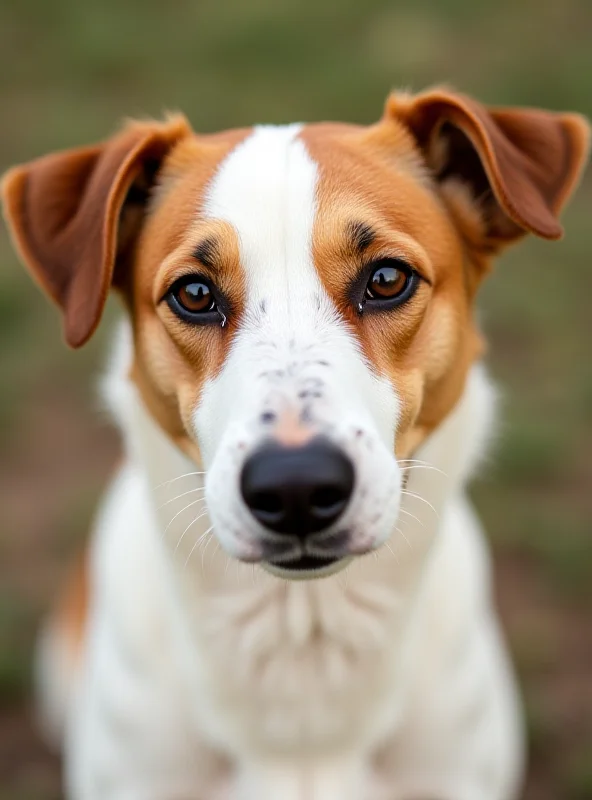 A close-up of Penny the smooth fox terrier