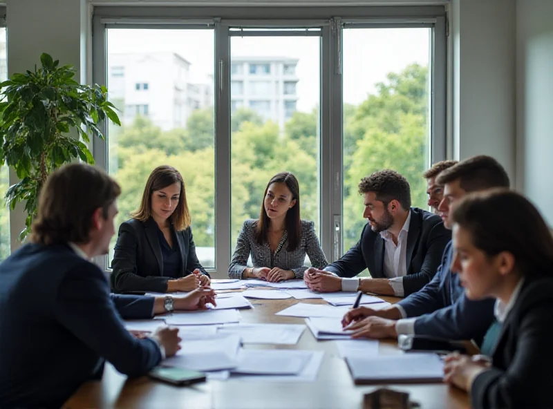 Business meeting in a modern office in Brazil