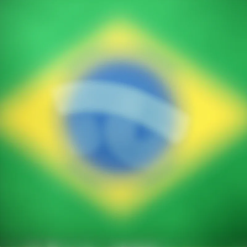 Collage of logos for Meta, Google, and TikTok against a blurred Brazilian flag.