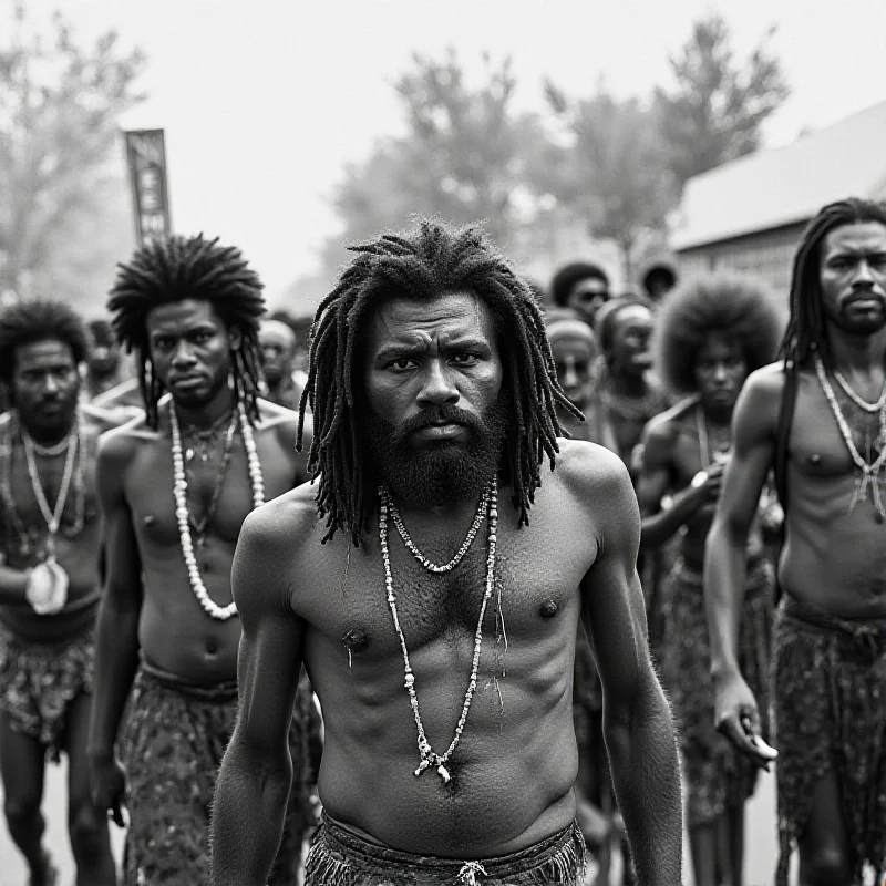 A photograph from Juno Gemes' book showcasing Aboriginal art and activism in Australia.