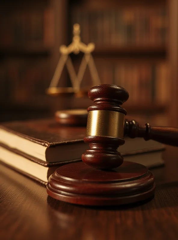 A gavel resting on a stack of law books, symbolizing legal principles and fiduciary responsibility.