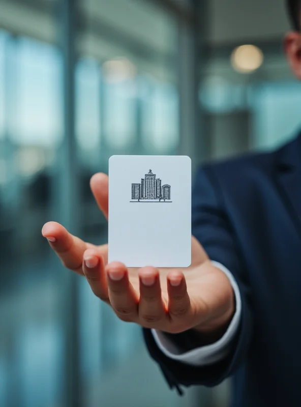 Image of a hand giving a business pass or card, symbolizing investor incentives