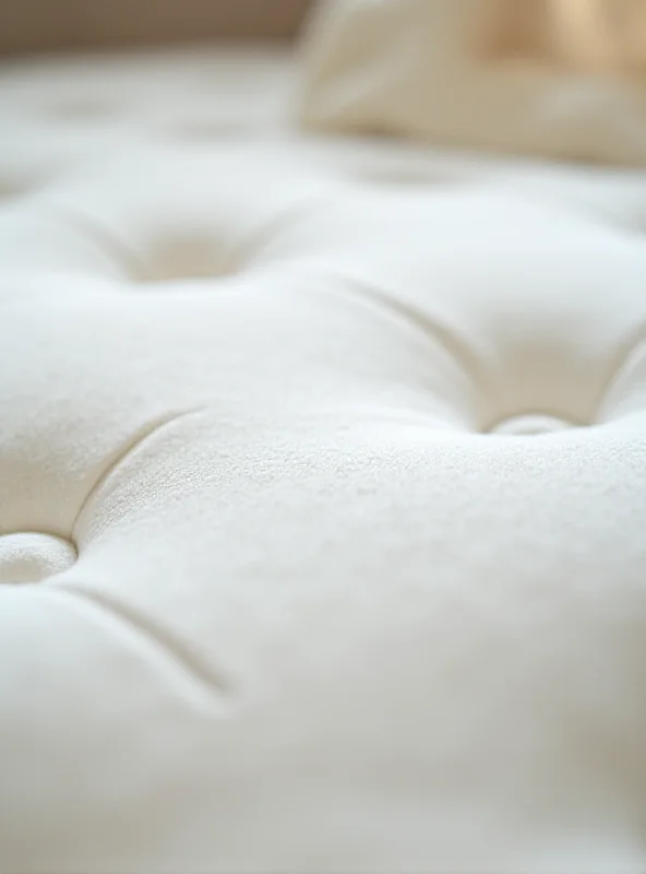 Close up of a comfortable mattress