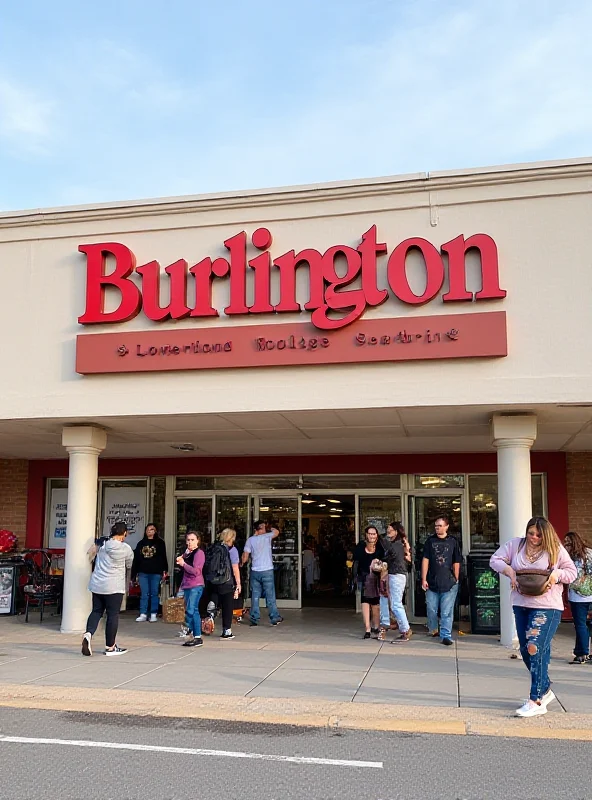 Exterior of a Burlington Stores location.