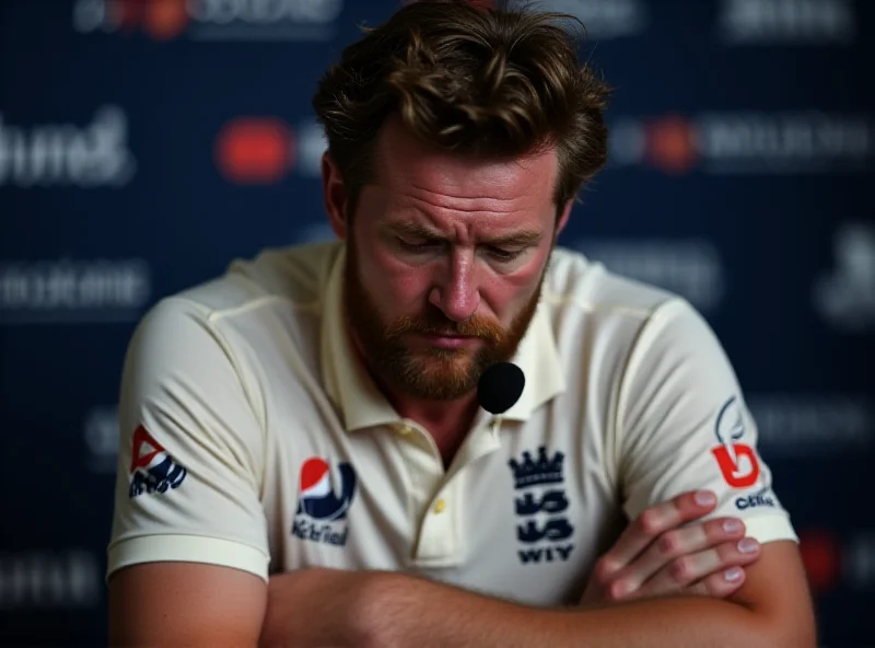 Jos Buttler at a press conference looking dejected