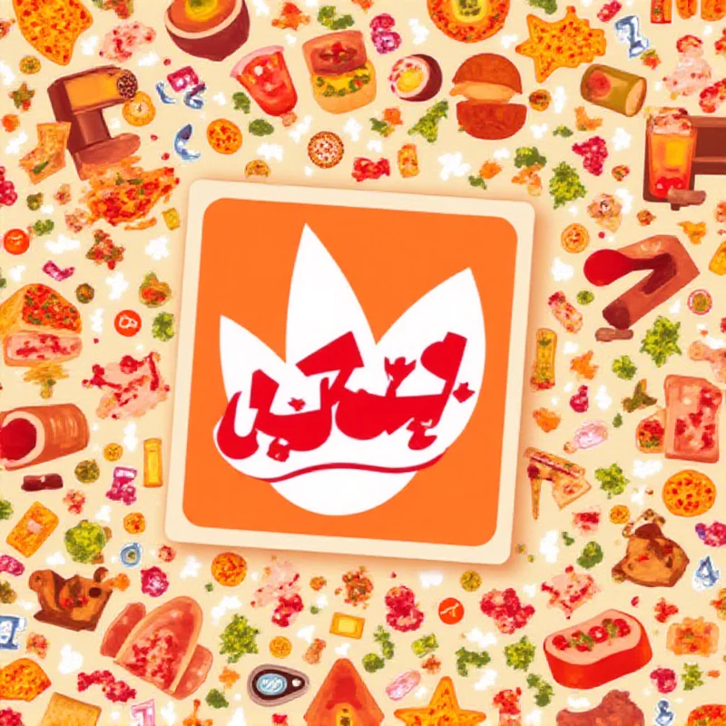 BuzzFeed logo against a vibrant background, with various icons and images representing different types of content, such as food, animals, celebrities, and quizzes.