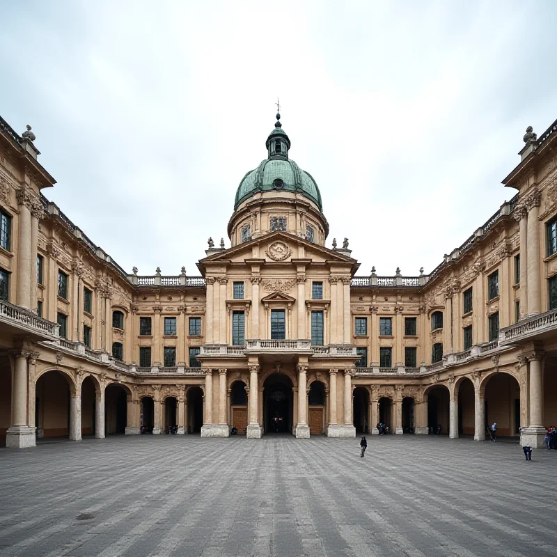 A photo of the exterior of Palazzo Madama in Turin, showcasing its architectural grandeur.