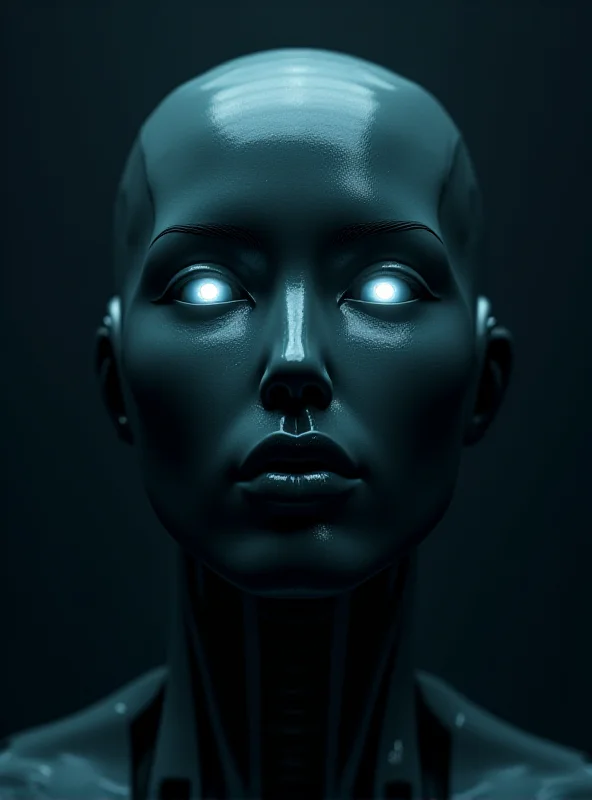 A futuristic image of a humanoid robot head with glowing eyes, suggesting the advanced capabilities of the Grok 3 AI model.