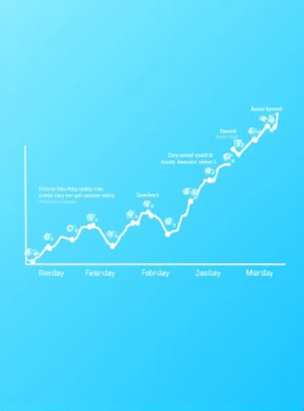 A graph showing the upward trend of Chinese digital stocks.