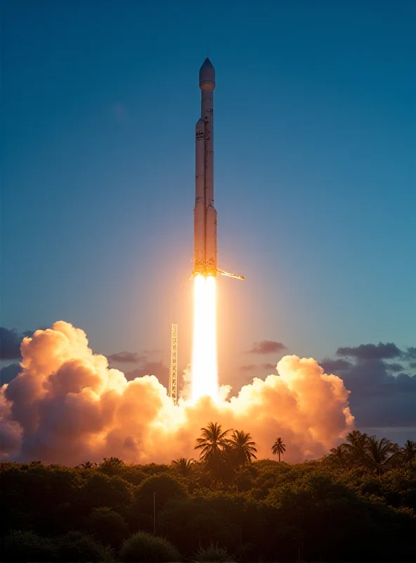 Image of the Ariane 6 rocket launching.