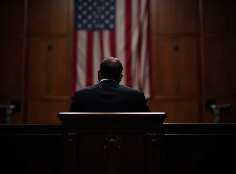 Image of a courtroom setting with a judge and lawyers