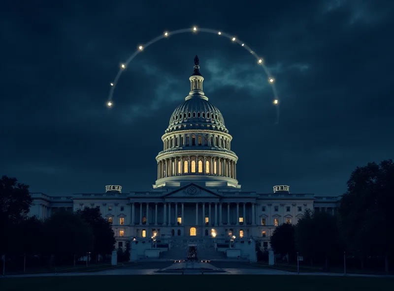 Illustration of the US Capitol building with a clock tower showing it is almost midnight, symbolizing the approaching deadline.