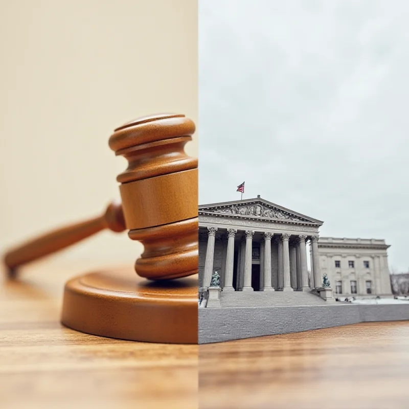 Split image: on one side, a gavel representing Congress, and on the other, the Pentagon building, symbolizing the two main topics of the article.