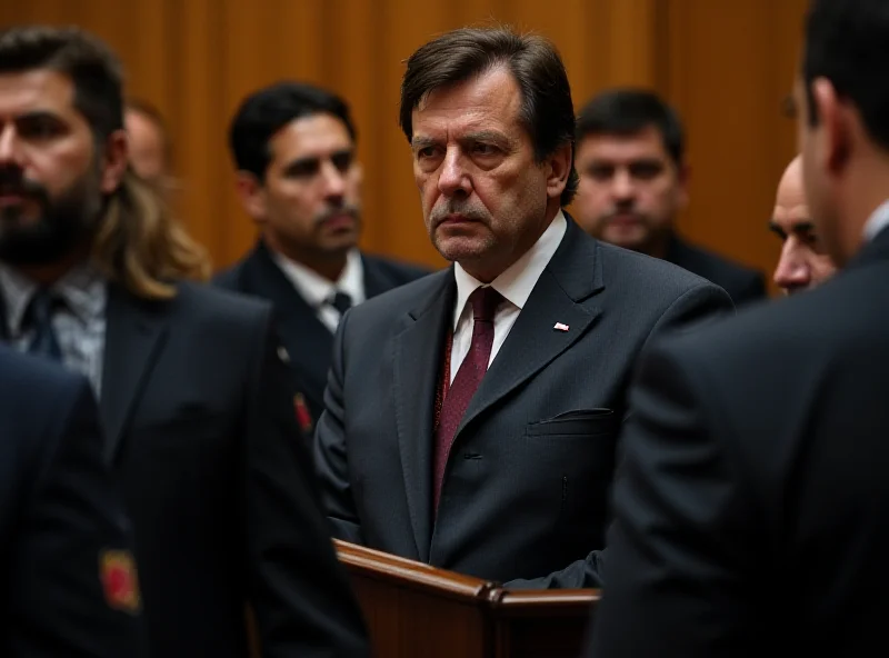 Pedro Castillo in court