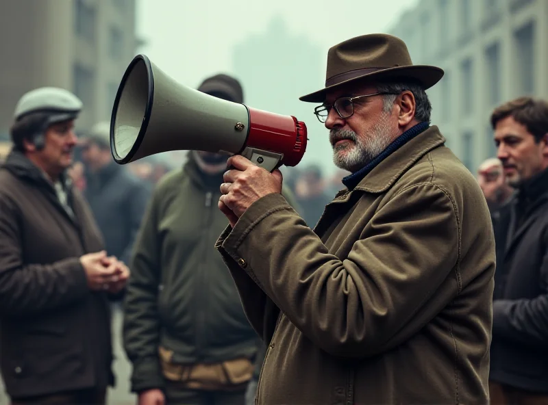 Francis Ford Coppola directing on set.