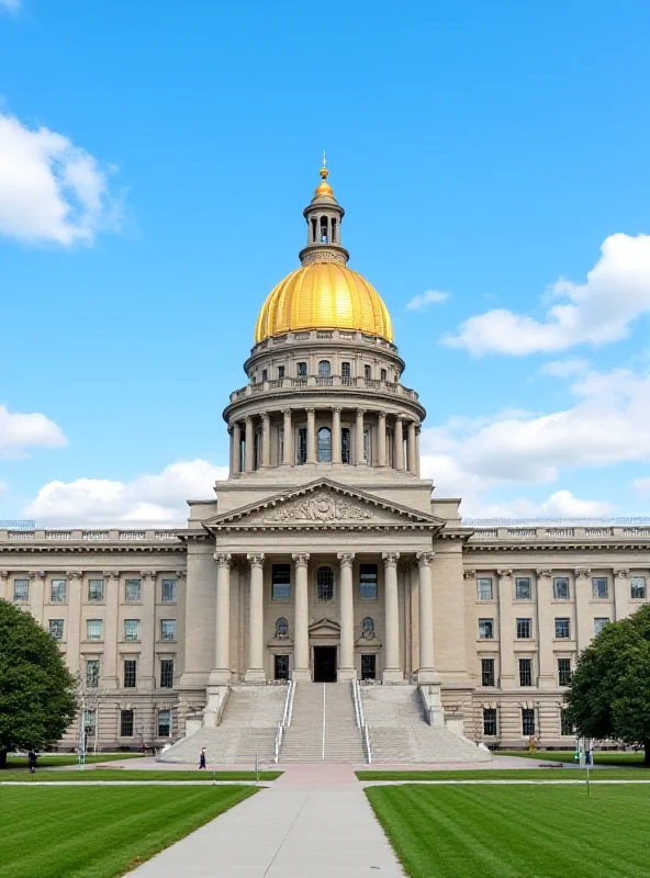 The Iowa State Capitol building.