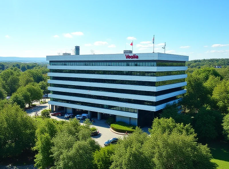 Aerial view of Veolia headquarters