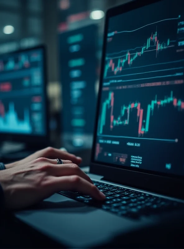 Close-up of a person analyzing financial charts on a computer screen, focused on FCF margins.