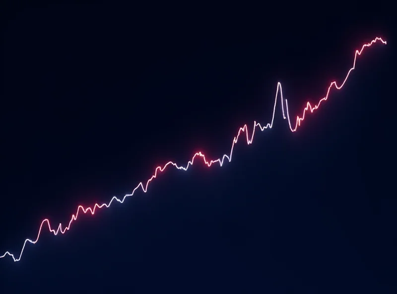 A stylized chart showing upward trending lines representing the growth of various cryptocurrencies.