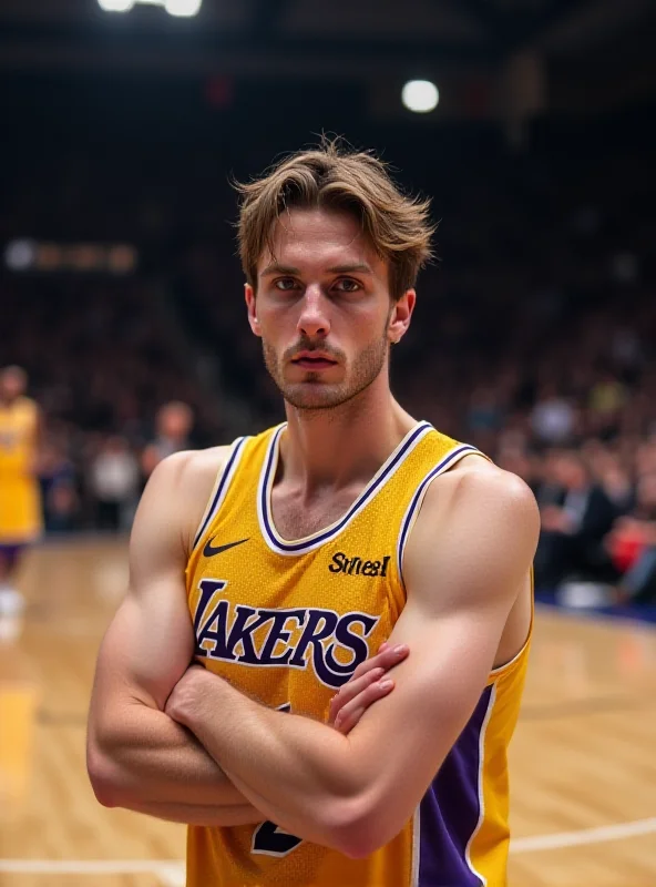 Luka Dončić on the court looking pensive during a basketball game.