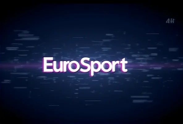 The Eurosport logo fading out, symbolizing the end of its broadcast in the UK and Ireland.