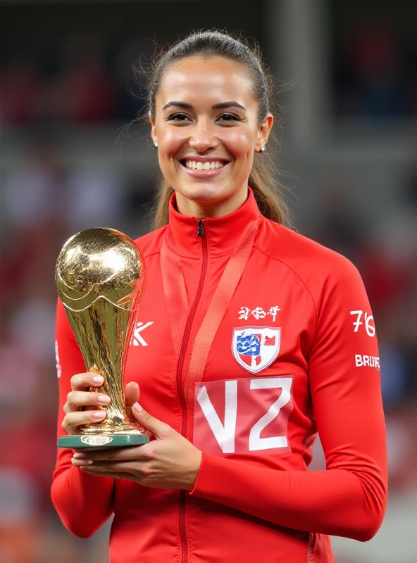 A proud Czech athlete wearing the Olympic team uniform, displaying the award-winning design.