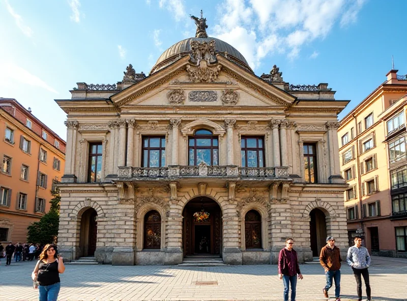 The exterior of the Stavovské Theatre in Prague