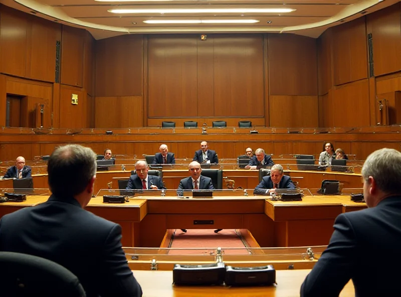 The Czech Chamber during a parliamentary session.