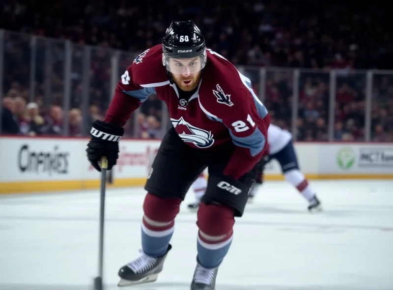 Martin Nečas skating on the ice during an NHL game